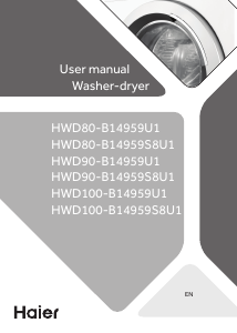 Manual Haier HWD80-B14959U1 Washer-Dryer
