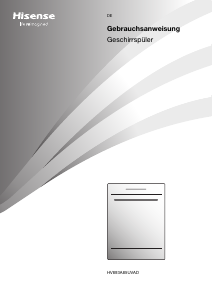 Bedienungsanleitung Hisense HV693A65UVAD Geschirrspüler
