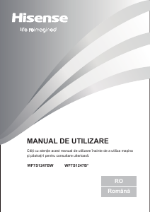 Manual Hisense WF7S1247BW Mașină de spălat