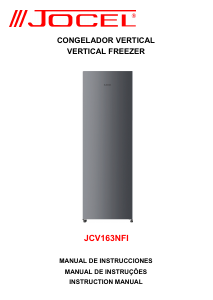 Handleiding Jocel JCV163NFI Vriezer