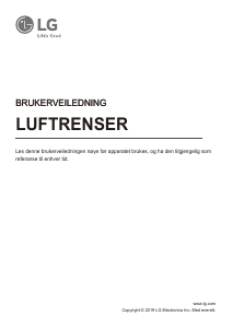 Bruksanvisning LG AS60GDWV0 Luftrenser