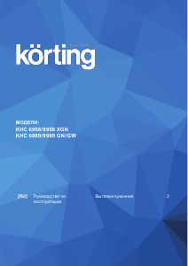 Руководство Körting KHC6989 Кухонная вытяжка