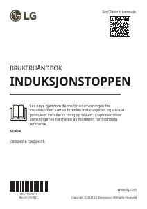 Bruksanvisning LG CBIZ2437B Kokeplate