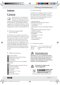 Handleiding Zoofari IAN 63799 Krabpaal