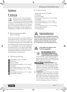 Handleiding Zoofari IAN 63804 Krabpaal