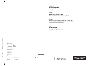 Manuale Zoofari IAN 68675 Tiragraffi