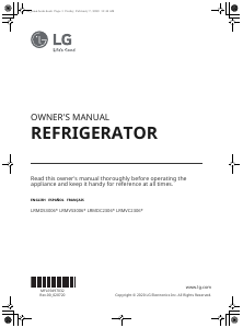 Mode d’emploi LG LRMDS3006D Réfrigérateur combiné