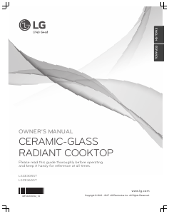 Handleiding LG LSCE365ST Kookplaat