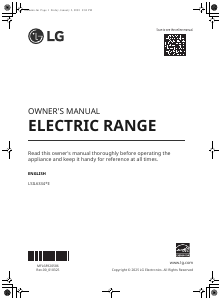 Bruksanvisning LG LSIL6334XE Spis