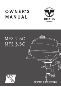 Bruksanvisning Tohatsu MFS 3.5C Utombordare