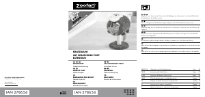 Manual Zoofari IAN 278654 Cat Tree