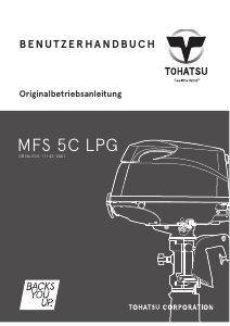 Bedienungsanleitung Tohatsu MFS 5C-LPG Aussenborder