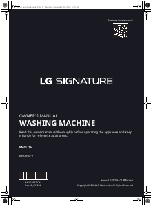 Manual de uso LG WD405CS Lavadora