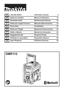 Bedienungsanleitung Makita DMR112 Radio