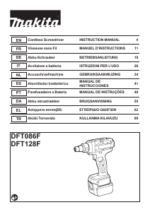 Brugsanvisning Makita DFT128F Skruetrækker