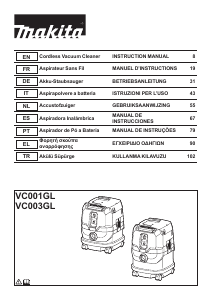 Bedienungsanleitung Makita VC003GL Staubsauger