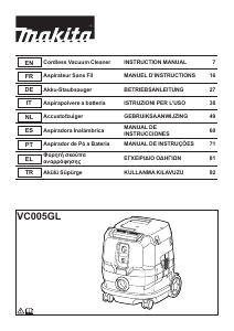 Bedienungsanleitung Makita VC005GL Staubsauger