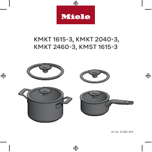 Εγχειρίδιο Miele KMKT 1615-3 Τηγάνι