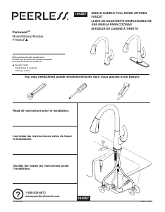 Bruksanvisning Peerless P7935LF-SS Blandare