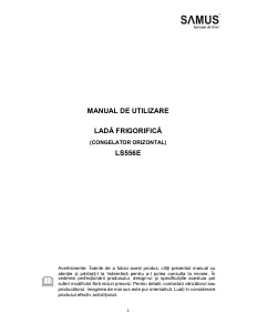 Manual Samus LS556E Congelator