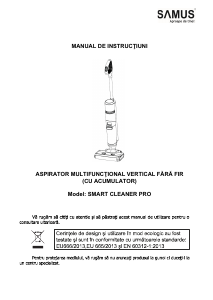 Manual Samus Smart Cleaner Pro Aspirator