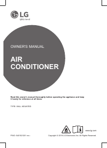 Manual LG D12TE Air Conditioner