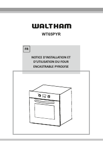 Mode d’emploi Waltham WT65PYR Four
