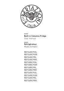 Bruksanvisning Bertazzoni REF36RCPIXR/23 Kylskåp