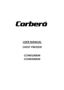 Manual de uso Corberó CCHM2006M Congelador