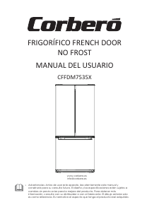 Manual Corberó CFFDM7535X Frigorífico combinado