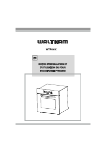Mode d’emploi Waltham WTP64IX Four