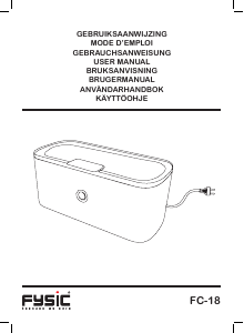 Bedienungsanleitung Fysic FC-18 Ultraschallreiniger