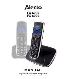 Bruksanvisning Fysic FX-6000 Trådlös telefon