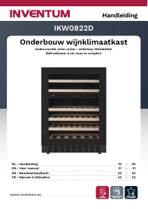 Bedienungsanleitung Inventum IKW0822D Weinklimaschrank