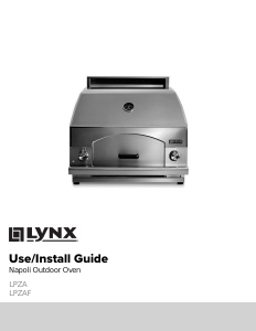 Bruksanvisning Lynx LPZA-LP Napoli Pizzaugn