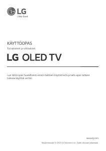 Käyttöohje LG OLED55CX6LA OLED-televisio