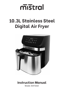 Bruksanvisning Mistral BAF1068 Fritös