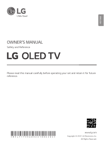 Bruksanvisning LG OLED55G16LA OLED TV