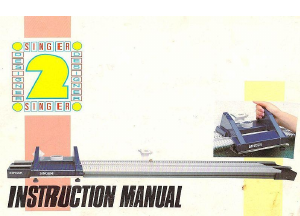 Manual Singer Designer 2 Knitting Machine