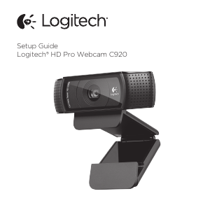 Manuale Logitech HD Pro C920 Webcam