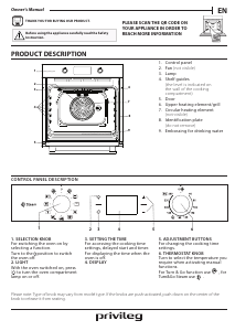 Manual Privileg PBA2S85HU1K Oven