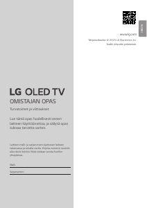 Käyttöohje LG OLED77M59LA OLED-televisio