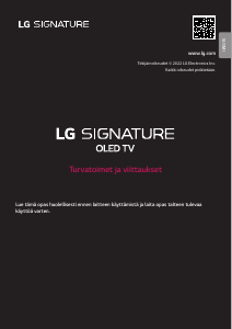 Käyttöohje LG OLED88Z29LA OLED-televisio