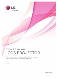 Manual LG AF115 Projector