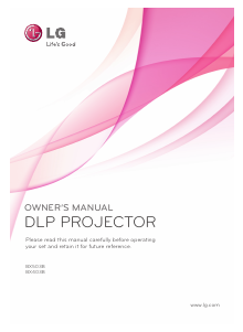 Manual LG BX403B Projector