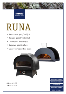 Käyttöohje Sunwind 447075 Runa Pizzauuni