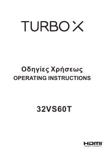 Manual Turbo-X TXV-32VS60T LED Television