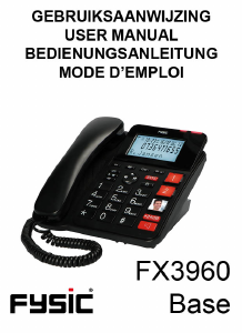 Mode d’emploi Fysic FX-3960 Téléphone