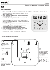 Mode d’emploi Fysic FK950 Horloge