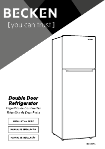 Manual Becken BDD5394 WH Fridge-Freezer